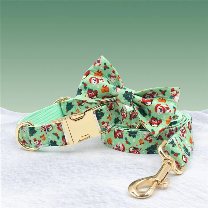 productcate-1-1 Christmas Penguin Dog Collar Set