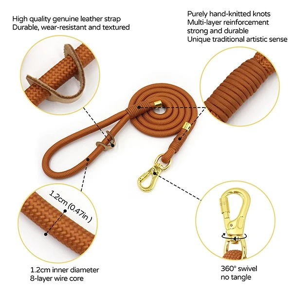 LUXURY ROPE DOG LEASH CUSTOM
