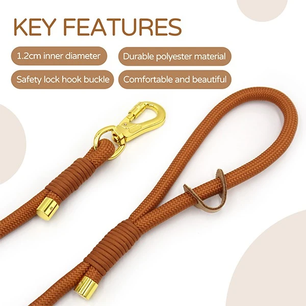 LUXURY ROPE DOG LEASH CUSTOM