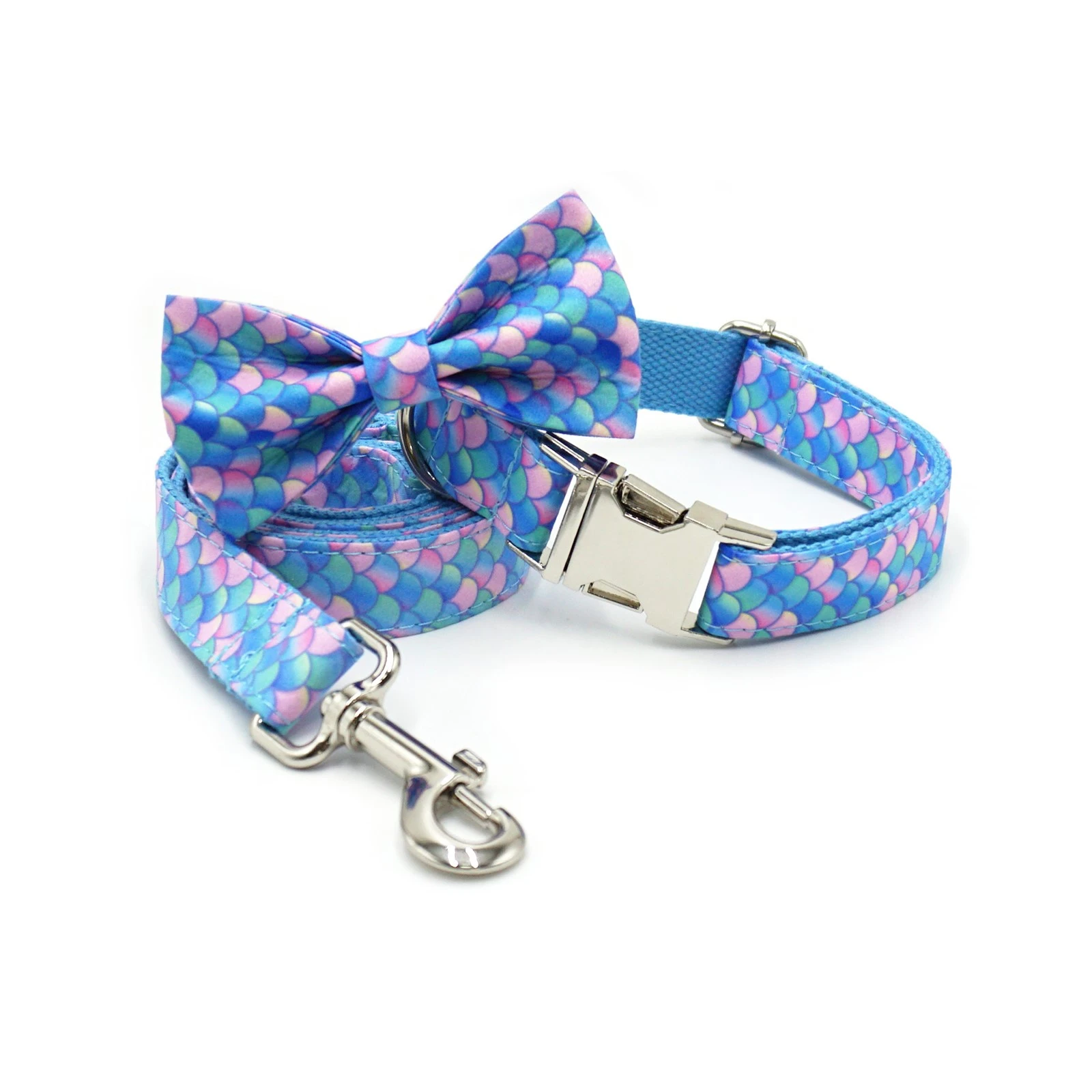 Mermaid Print Dog Collar