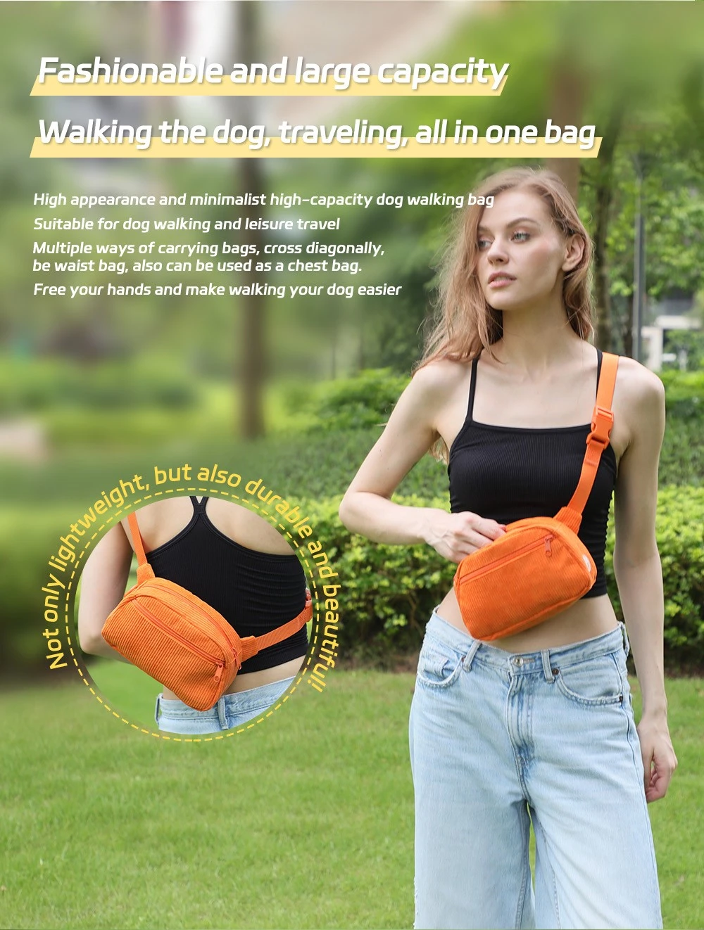 dog walking bag