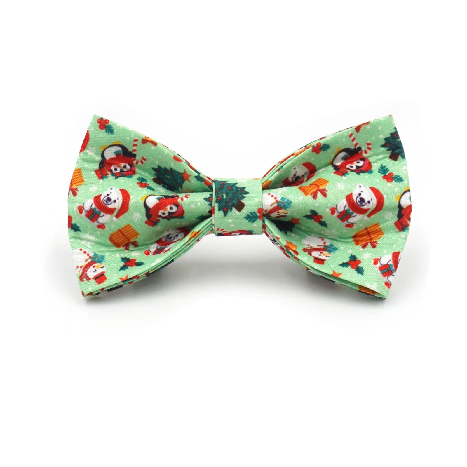 Christmas Penguin Dog bow