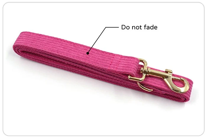 baby blue corduroy dog leash