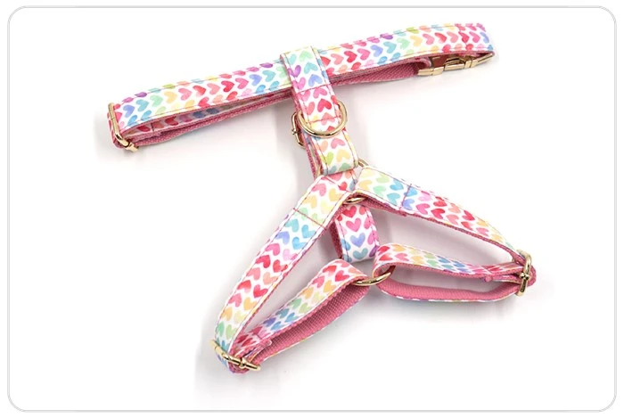 heart pattern dog harness heart pattern dog harness