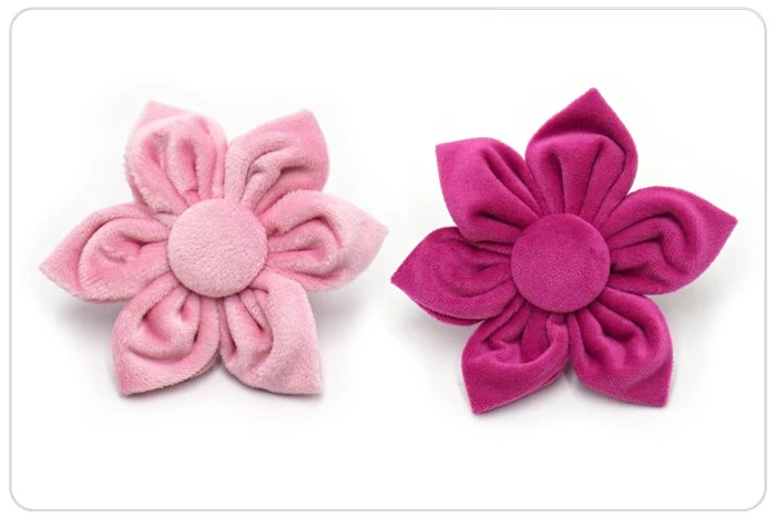 burgundy velvet dog flower