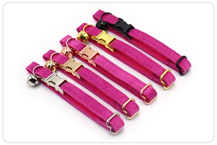 metal buckle cat collar set metal buckle cat collar set