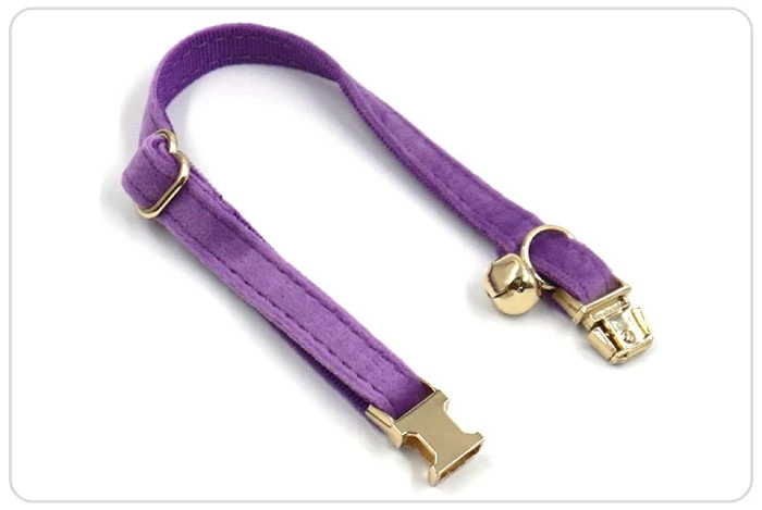 velvet cat collar and tie