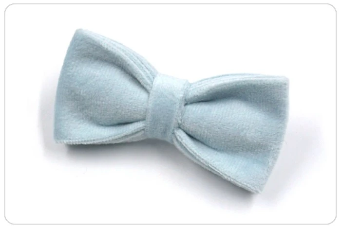 light blue velvet cat bowtie light blue velvet cat bowtie