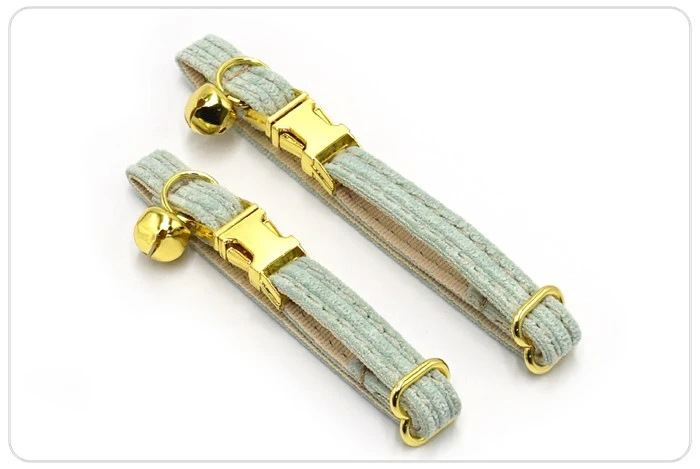 gold buckle corduroy cat collar gold buckle corduroy cat collar