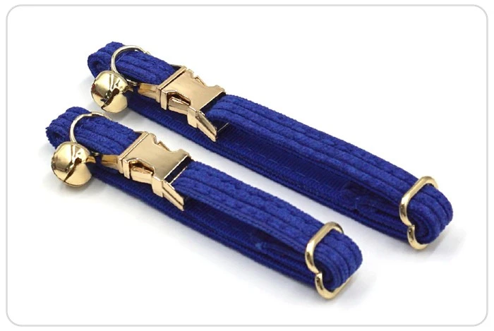 blue corduroy cat collar