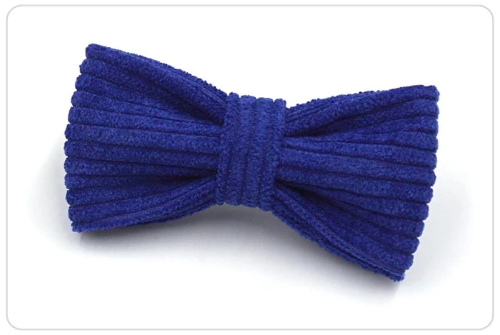 blue corduroy cat bowtie blue corduroy cat bowtie