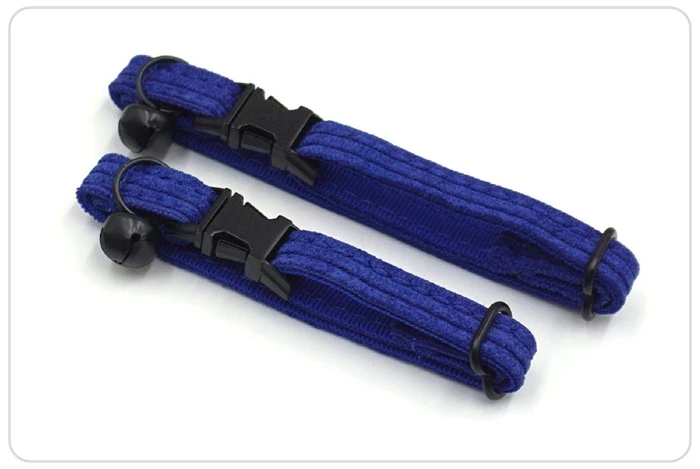 black metal blue corduroy cat collar black metal blue corduroy cat collar