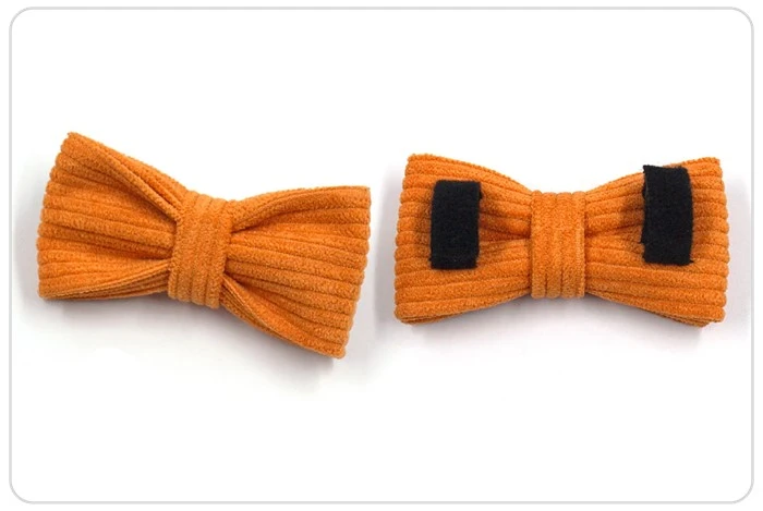 orange corduroy cat bowtie orange corduroy cat bowtie